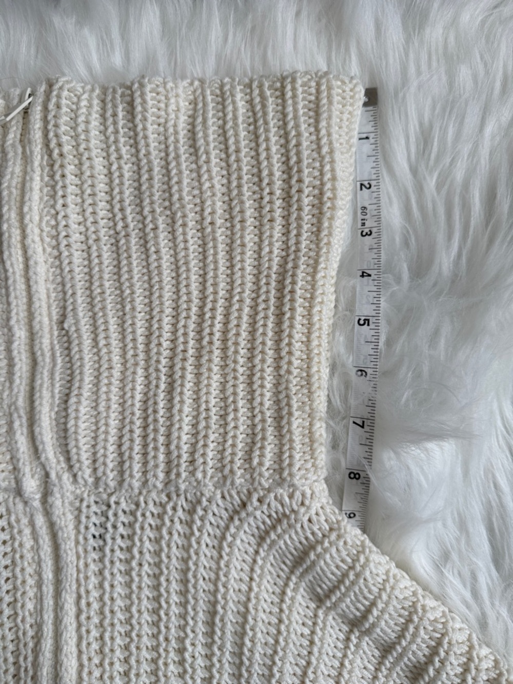 American Eagle Chunky Knit Half-Zip Sweater – Women’s Size Small - Picture 9 of 9